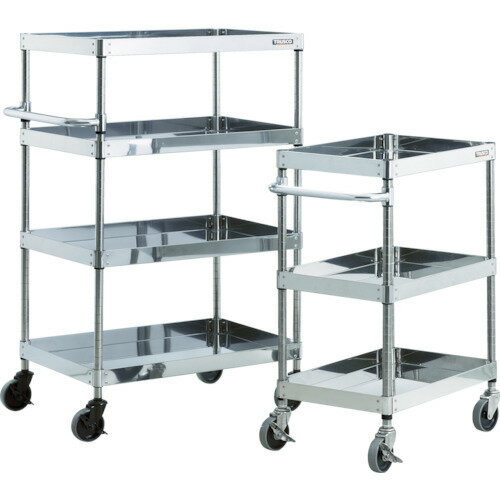 TRUSCO ステンレスワゴン 304クリーンフェニックス 750X500 3段 CPE3-973 【488-1125】