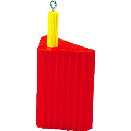 【特長】■耐油性、耐薬品性に優れています。■重量トラック・トレーラーに最適です。■アイボルト付きでロープやチェーンが取り付け可能。■持ち運びに便利なハンドル付き【用途】■重量トラック トレーラー用【仕様】■色：オレンジ■間口(mm)：254■奥行(mm)：216■高さ(mm)：127■耐荷重(t)：27■適合車輪径：686〜813mm■耐荷重：27t■汎用タイプ■適応車輪径：686〜813mm■最大耐荷重：27t【材質・仕上】■耐衝撃ウレタン