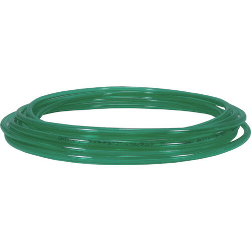 チヨダ TEタッチチューブ 4mm／20m クリアグリーン TE-4X2.5-20 CG 【491-8487】