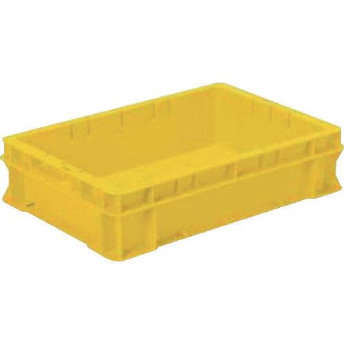 DIC F型コンテナF−8 外寸：W424×D291×H102．5 黄 F-8 Y 【501-1311】
