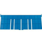 DIC F型コンテナF−12用長手用仕切板 外寸：365×136 青 F-12L B 【501-1540】