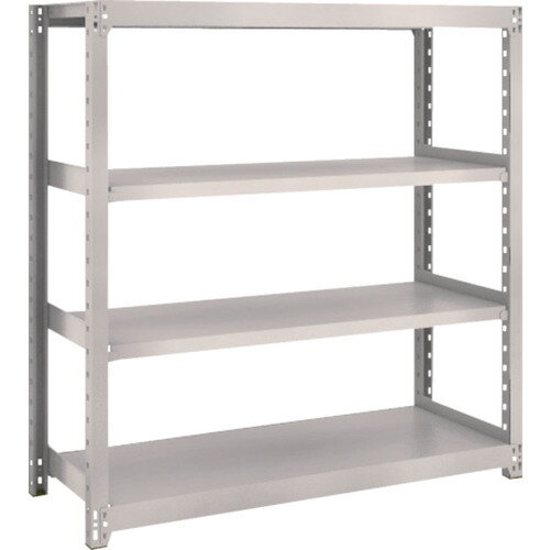 TRUSCO スチールラック M2型 W1160×D450×H1200 4段 単体 ネオグレー M2-4444 NG(ネオグレー) 【505-998..