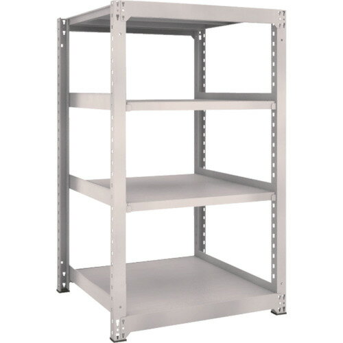 TRUSCO スチールラック M5型 W900×D921×H1500 4段 単体 ネオグレー M5-5394 NG(ネオグレー) 【506-3582】