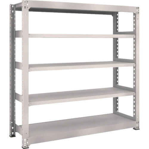 TRUSCO スチールラック M5型 W1500×D471×H1500 5段 単体 ネオグレー M5-5555 NG(ネオグレー) 【506-364..