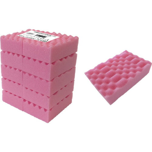 キクロン カラースポンジ10Pピンク Y-01 【510-0834】