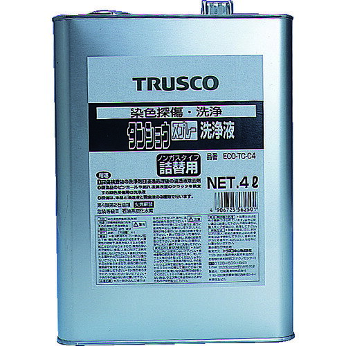TRUSCO αタンショウ洗浄液 4L ECO-TC-C4 【512-3089】