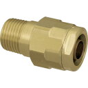 オンダ製作所 ダブルロックジョイント WJ1型 テーパおねじ(黄銅) R3/4×16A(PEX) WJ1A-2016-S 【515-8514】