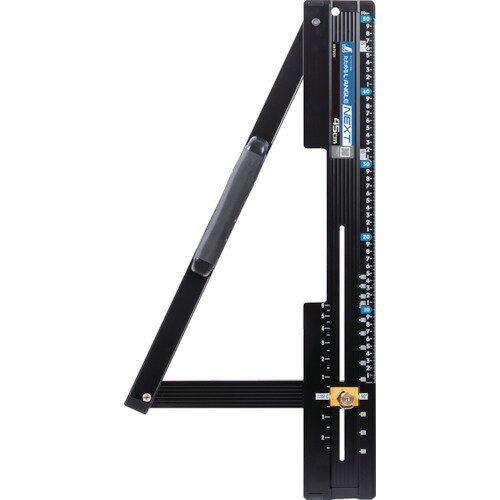 シンワ 丸ノコガイド定規 たためるエルアングルNext45cm 角度切断機能付 73121 【536-5203】