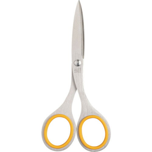 ALLEX 事務用はさみ（小） S−135 イエロー 11101Y 【538-3482】