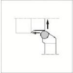 京セラ 外径・端面加工用ホルダ CRSN CRSNR2525M-12 【545-3925】