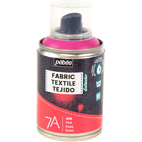 ペベオ 布用水性アクリルスプレーセタスプレー 100ml ピンク 805405 【555-0104】
