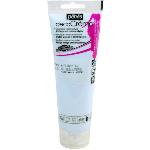 ペベオ デコクリーム 120mlマット ベイビーブルー 089022 【555-9438】