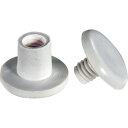 TRUSCO エコねじ マプカ使用・紙素材ねじ 間隔8mm (50組入)頭15mm 穴径7mm MAPKANE-8 【557-3218】