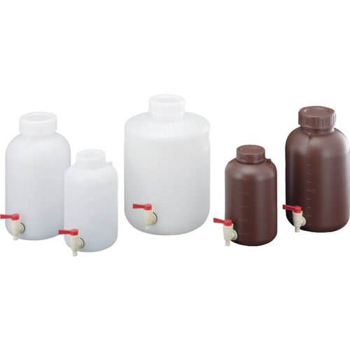 サンプラ PE広口下口活栓付遮光瓶 10L 02919 【557-6407】