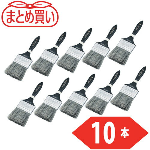 【特長】■高級豚毛を使用しています。【用途】■掃除、塗装など、万能用刷毛。【仕様】■刷毛幅(mm)：75■毛丈(mm)：67■玉厚(mm)：19■全長(mm)：260【材質・仕上】■毛:豚毛■柄:木