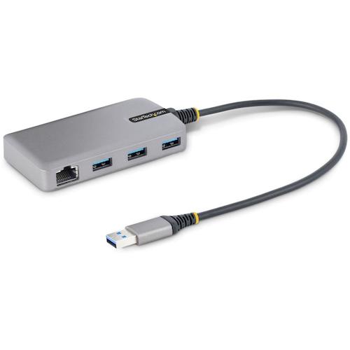 スターテック USBハブ／Type－A／3ポート Type－A／ギガビットLAN／バスパワー／micro USB電源オプション 5G3AGBB-USB-A-HUB 【572-3236】