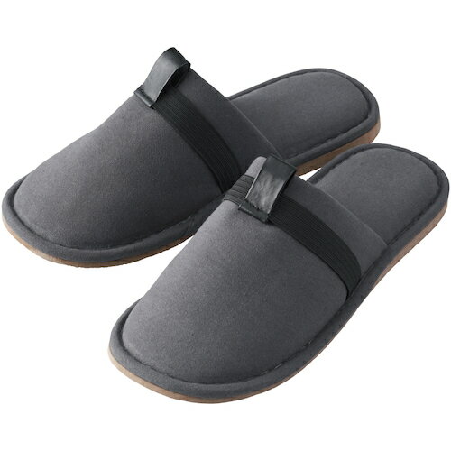 キングジム 日常で使える防災スリッパLサイズ グレー SLP30-L 【578-0317】