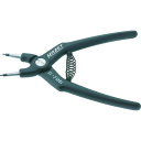 HAZET スナップリングプライヤー(穴用) 爪先端径1.3mm 1845C-12 【584-4096】