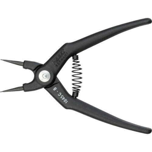 HAZET スナップリングプライヤー（穴用） 爪先端径0．9mm 1845C-8 【584-4118】