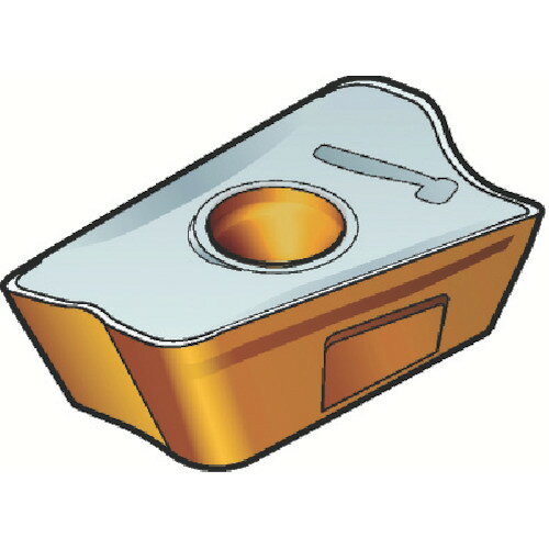 【特長】■高能率肩削り（ショルダー）カッター用チップです。■信頼性の高いカッター性能によりトラブルのないフライス加工を実現します。■刃先が正確なネジレ設計になっているため、精密研磨のソリッド工具に限りなく近い寸法精度が得られます。【用途】■正面フライス、肩削り、溝加工用。【仕様】■勝手：右■チップサイズ：11■s：3.59■re：1■最大切り込み：10■径方向の最大取りしろ：5.5■iW：6.8■bs：1.02