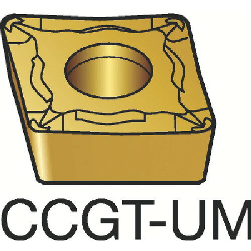 サンドビック コロターン107 旋削用ポジチップ(130) H13A CCGT 09 T3 01-UM H13A (130) 【入数:10】 【603-3504...