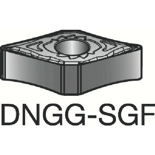 乐天商城 - サンドビック T−Max P 旋削用ネガチップ（110） 1125 DNGG 15 04 04-SGF 1125 (110) 【入数：10】 【604-9591】