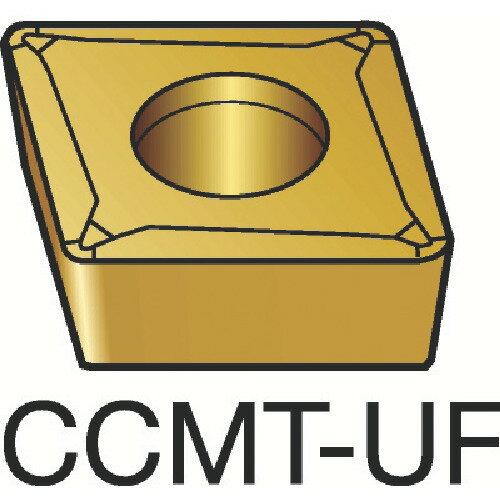 サンドビック コロターン107 旋削用ポジチップ（130） 1125 CCMT 09 T3 02-UF 1125 (130) 【入数：10】..