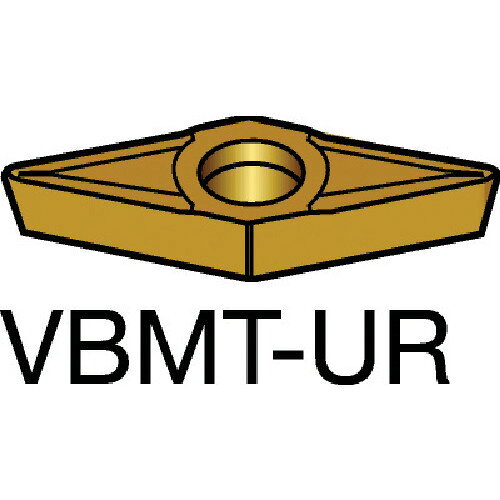 サンドビック コロターン107 旋削用ポジチップ（130） 235 VBMT 16 04 08-UR 235 (130) 【入数：10】 ..