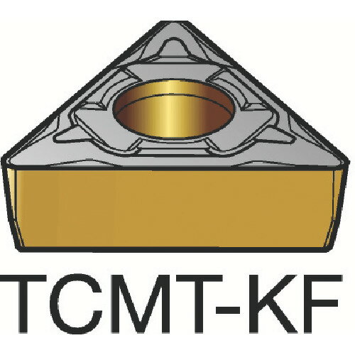 乐天商城 - サンドビック コロターン107 旋削用ポジチップ（120） H13A TCMT 11 03 04-KF H13A (120) 【入数：10】 【616-3491】