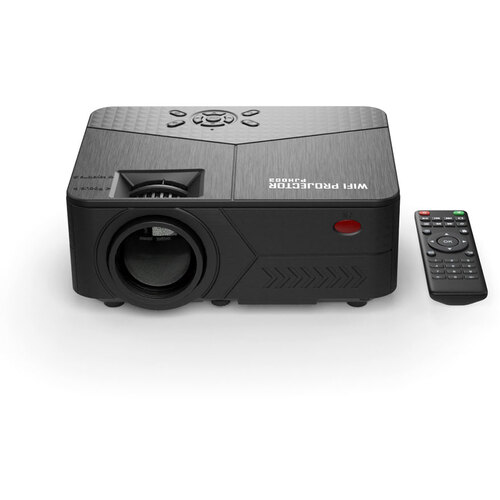 エアリア 小型三脚付LEDプロジェクター MS-PJHD03B BK 【654-8100】
