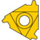 三菱 MMTシリーズ 内径ねじ切り加工 MMTIバイト用 PVDコーティング 全面研削形インサート VP10MF MMT22IR500TR VP10MF 【入数...