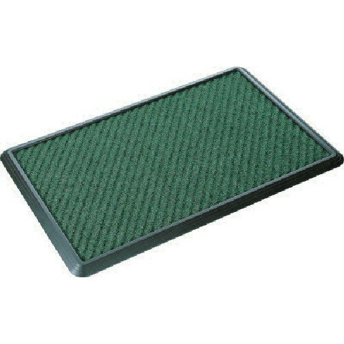 Floor Materials - コンドル 消毒マット ＃6セット（マット＋ベース） 緑 F-38-6S GN 【736-9743】