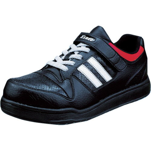 ジーベック スーパーめちゃ軽セフティシューズ ブラック 22．5CM 85114-90-225 【752-8205】