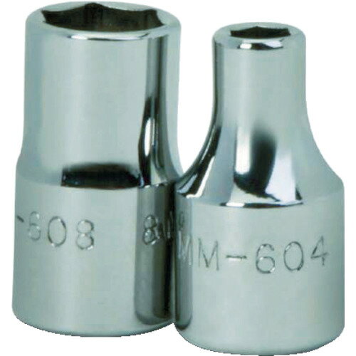 WILLIAMS 1／4ドライブ ショートソケット 6角 9mm JHWMM-609 【758-0088】