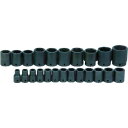WILLIAMS インパクト用ソケットセット 1/2 ショート 6角 23個 JHWMS-4-23RC 【758-0355】