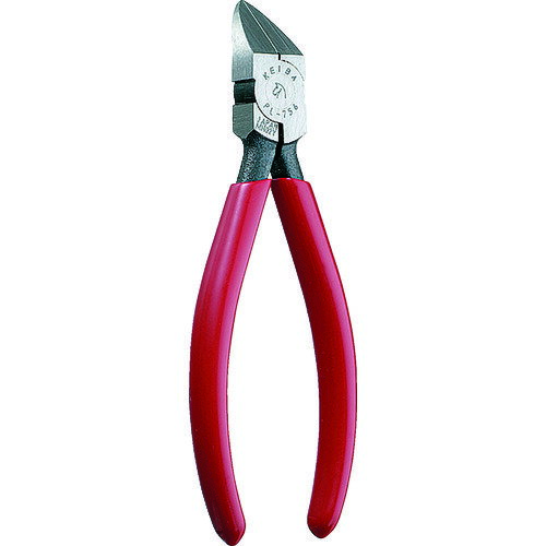 KEIBA プラスチック用ニッパー 45度タイプ（刃先形状フラット） 150 PL-756 【760-8659】
