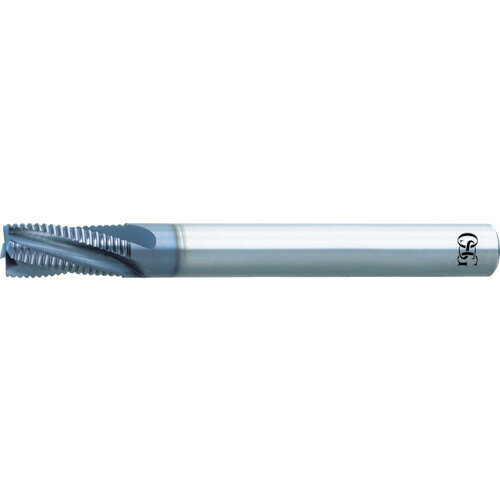 OSG 超硬スクエアエンドミル ダイヤコート 荒用ルーター ラフィングタイプ 6刃 DIA-REC 刃径8mm 刃長24mm 8809163 DIA-REC 8(8809163) 【763-6890】