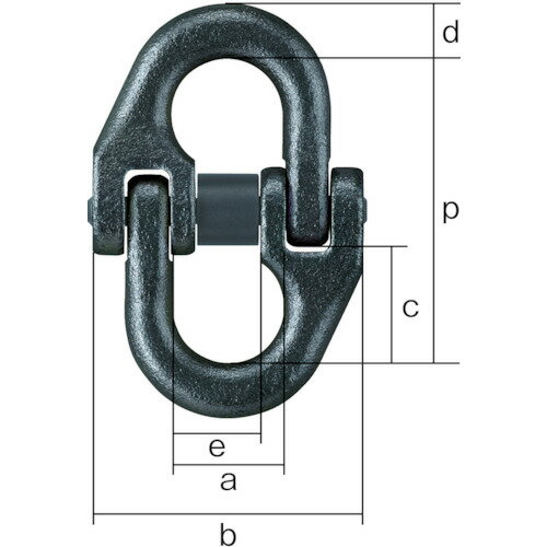 キトー チェンスリング（アイタイプ）加工部材 ハイカップリングHC 基本使用荷重1．1t HC3060 【763-79..