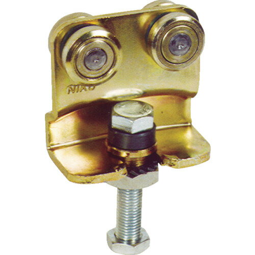 【特長】■大きいベアリングが使用されていることで、より小さな力で、吊り車のスムーズかつ安定した走行を確保してます。■吊り車が左右方向に揺動可能な為、滑車部分に余計な負荷がかかりずらく、吊り車の長寿命化に貢献しています。【用途】■折畳扉用の吊...