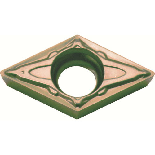 【特長】■特殊強化サーメットに、耐摩耗性と耐溶着性に優れたMEGACOAT NANOコーティングを施しています。■高能率加工と高品位な仕上げ面を実現しています。【用途】■旋削加工用。■被削材：鋼。【仕様】■チップ形状：ひし形55°■厚さ(mm)：2.38■高さ(mm)：9.5■幅(mm)：44■奥行(mm)：105■被膜構成：MEGACOAT NANO+TiN■呈色：金色■PPブレーカ：仕上げ■M級【材質・仕上】■PVDサーメット