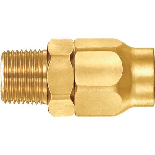 日東 ブレードホース用アダプタ 相手側ホースサイズ19．0×26．0mm（89920） BH190-6M BRASS 【777-9275】