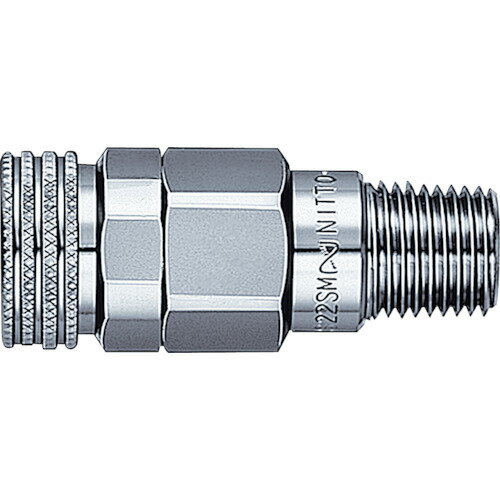 【特長】■誤接続防止のため、酸素用と燃料ガス用のはめ合いサイズとスリーブ色を変え安全性を追求します。■本体はクロムメッキ仕様で耐食性に優れ、プラグには焼き入れを施し耐久性も向上します。【仕様】■品名：酸素用ソケット■接続サイズ：Rc1/4■...