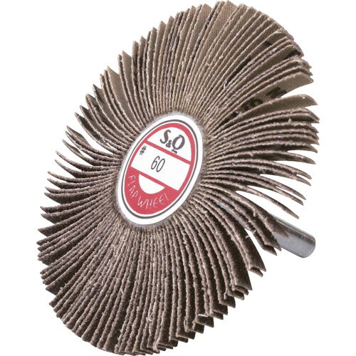 MURAKO 軸付フラップ金具無し 外径80 幅5 軸径6mm 60＃ KN8005 60 【入数：5】 【779-6714】