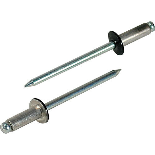 エビ カラーブラインドリベット5−2アルミ／スチール（300本入）リベット長7．2MM ブラック CNSA52BEB 【791-4415】