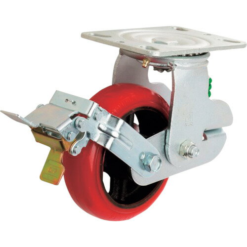 【特長】■ばねの力で路面衝撃を軽減する｢ばねシリーズ｣です。■小さな凹凸を乗り越えるときの衝撃吸収性に優れています。【用途】■精密機械、自動車部品、陶磁器部品の搬送に使用。■陶器、食器類やキズ付きやすい製品を運搬する台車に最適。■マテハン距...