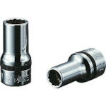 ネプロス 9．5sq．セミディープソケット（十二角） 対辺寸法18mm 差込角9．5mm 全長40mm NB3M-18W 【807-0930】