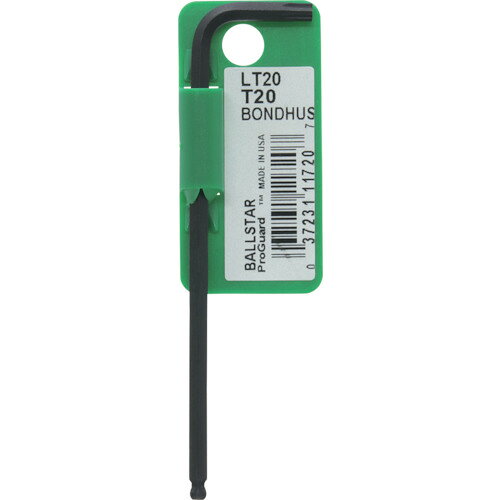 Torque Screwdriver - ボンダス ボールポイント・トルクス［［R］］ ボールスターL−レンチ T20 LT20 【810-7849】