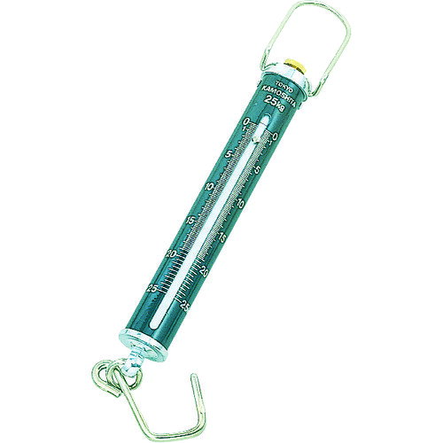 【特長】■25kg用バネばかりです。【用途】■鋼製巻尺精密測定用補助具に。■鋼製巻尺の張力を一定に保つ為の25kg用バネばかり。【仕様】■品名：巻尺用張力バランサー■取り付け可能幅(mm)：20〜55■0〜20kg：200g単位、20〜25kg：500g単位■ネジ固定【材質・仕上】■本体:アルミ■フック・ハンドル:スチール■0点調整ネジ:真鍮