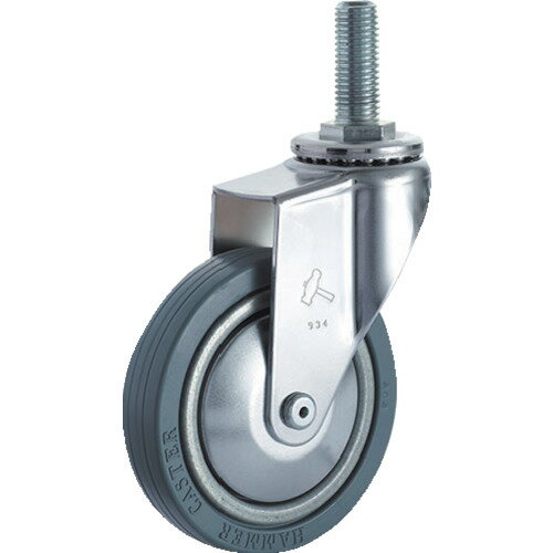 ハンマー ねじ込み旋回式ゴム車輪 75mm 920EA-PR75 【814-3392】