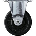 ハンマー 固定式ゴム車輪(ローラーベアリング)65mm 420SR-RDB65 【814-4399】(4)